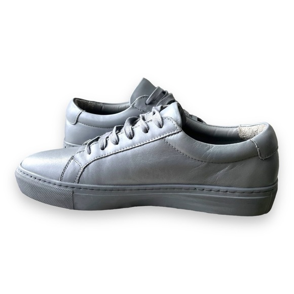 Italic Women’s Grey Cadence Lace up Lowtop Leather Sneakers size 9 - Picture 3 of 12